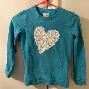Girls size 10 sweatshirt by Crewcuts